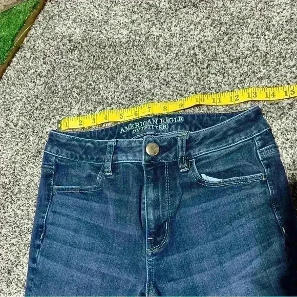 American Eagle 360 Super Stretch Medium Hi Rise Jegging Women’s Size 4 Short - Picture 6 of 9
